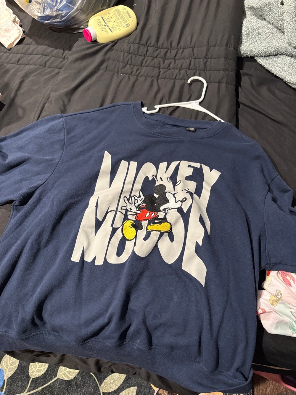 Mickey Mouse Navy Graphic Kids Sweatshirt - Disney